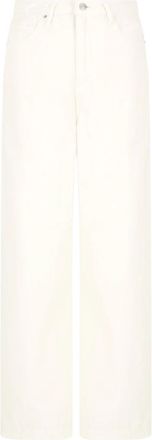 A|X Armani Exchange Wijde Ivoor Jeans voor Vrouwen - Dames - Loose Fit Jeans - Wit - W29 - Jeans