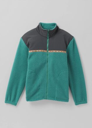 Prana Unisex Hurricane Full Zip Fleece Jacket In Cove