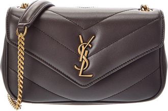 Saint Laurent Loulou Mini Leather Crossbody