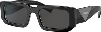 Prada PR 06YS 09Q5S0 53mm Unisex Rectangle Sunglasses