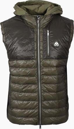 Moose Knuckles Mens MOOSE KNUCKLES CLOUD WALKER GILET ARTICHOKE - Black - Size: 38
