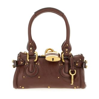 Chlo&eacute; Handbags, female, Brown, Size: ONE SIZE Small Paddington Shoulder Bag