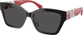 Michael Kors MK2292U SANTA BARBARA 391687 Womens Sunglasses Black Size 55