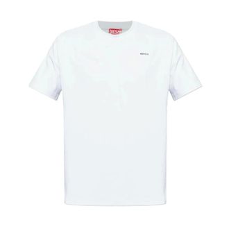 Diesel T-Shirts, male, White, Size: XL T-Adjust-Met Maglietta