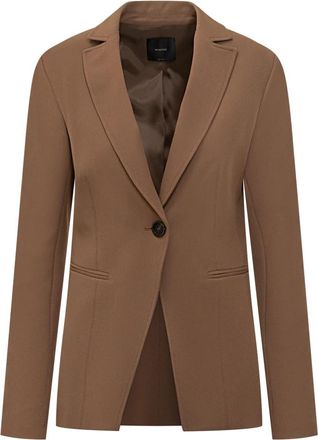 Pinko Granaglie Jacket - Dames - Blazers - Bruin - L - Leer - Jassen