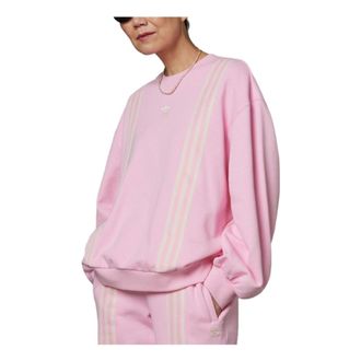 adidas (WMNS) adidas originals SS23 Adicolor 70s 3-Stripes Sweatshirt Pink IK7868