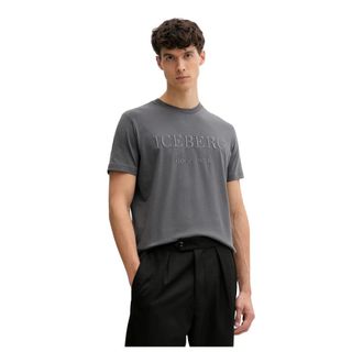 Iceberg Hombre, Camisetas, Gris, Talla: M