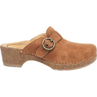 Aetrex Womens Madison Clog In Cognac