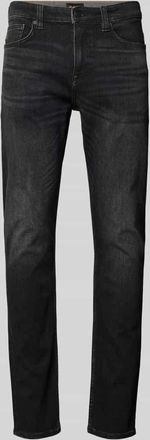 Boss Orange by Hugo Boss BOSS Orange Slim Fit Jeans aus Baumwoll-Mix Modell DELAWARE BO S.ELECTION in Anthrazit, Größe 30/32