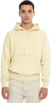 Diesel Light Yellow Solid Hoodie
