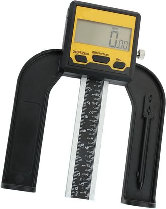 OEM Medidor De Profundidad Digital Lcd Profesional Fabricado En Aleaci&oacute;n De Aluminio Para Uso Multifuncional En Trabajos De Construcci&oacute;n Y Mec&aacute;nica