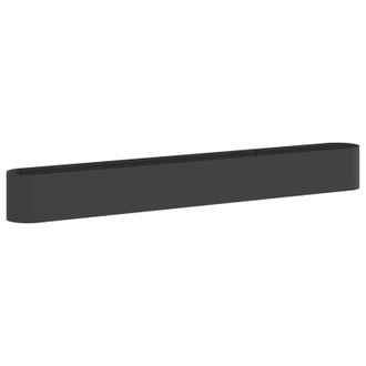 vidaXL Cama De Jard&iacute;n Elevada Negro 360 X 40 X 40 Cm Vidaxl