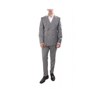HUGO BOSS Kostuums, Heren, Grijs, M, Double Breasted Suit