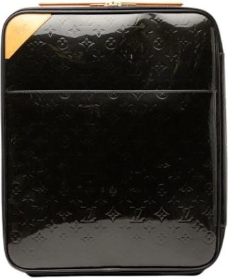 Louis Vuitton Pre-owned Weekend Bags, female, Black, Size: ONE SIZE Pre-owned Canvas Travel Bag