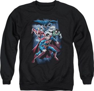 Gildan Justice League of America Cosmic Crew Adult Crewneck Sweatshirt