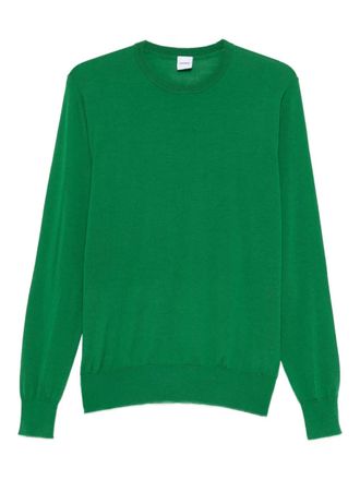 Aspesi crew-neck sweater - men - Merino - 50 - Green