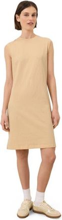 Pact Organic Cotton Soft-Slub Essential Muscle Tee Dress in Golden Sand at Nordstrom, Size Xx-Large