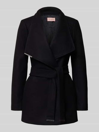 Ted Baker Mantel mit Kaschmir-Anteil Modell ROSESS in Black, Gr&ouml;&szlig;e 40
