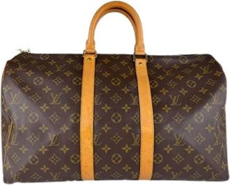 Louis Vuitton Pre-owned Boston Bag - unisex - Vintage Weekendtas - Bruin - ONE Size - Vintage