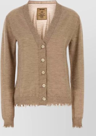 Uma Wang cashmere crewneck cardigan