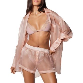 Kiki De Montparnasse Organza Short in Buff at Nordstrom, Size X-Small Short