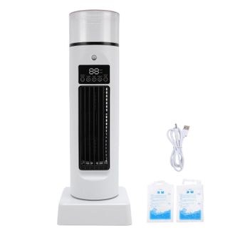 OEM Ventilador De Torre De Escritorio, Aire Acondicionado Port&aacute;til, Ventilador Nebulizador Sin Hojas, Humidificador Alimentado Por Usb Para El Hogar, Dorm