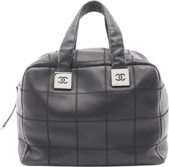 Chanel Pre-owned Handbags, female, Black, Size: ONE SIZE Pre-owned Vintage Handbag