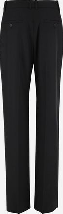 Saint Laurent Womens Wool Pants Black Trousers