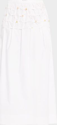 Wynn Hamlyn Button Maxi Skirt