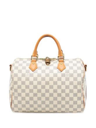 Louis Vuitton 2016 Damier Azur Speedy Bandouliere 30 satchel - Bianco