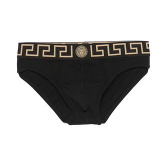 Versace Katoenen Jersey Broekjes 2-Pack - Heren - Onderbroek - Zwart - 2XL - Katoen - Ondergoed