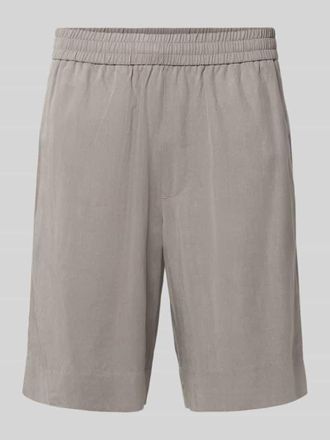 Calvin Klein Shorts mit elastischem Bund und Gesäßtaschen in Stein, Größe XXL