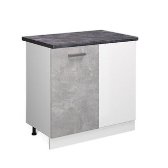 Vicco Armario De Esquina R-line, Hormig&oacute;n, 86 Cm, Et Antracita, Vicco