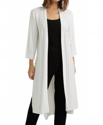 Joseph Ribkoff Vania Long Cover-Up In Vanilla