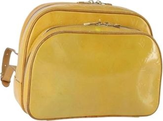 Louis Vuitton Pre-owned Clutches, female, Yellow, Size: ONE SIZE Pre-owned Patent Leather Backpack