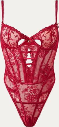 Lounge Valentina Bodysuit - Wine - XS - The Perfect Valentines Gift For Her