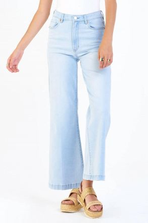 Dear John Denim Fiona Super High Rise Wide Leg Jeans In Dana Point