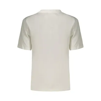 Calvin Klein Cotton Logo-Embroidered T-Shirt - White