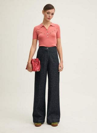 L.k. Bennett Womens Ami Trousers - Black - Size 14 UK