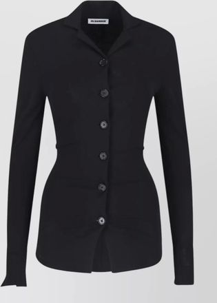 Jil Sander tailored long sleeve collared cuff shirt