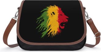 Generic Rasta Lion Fashion Womens Crossbody Bags Novelty Handbag Shoulder Bag Purse
