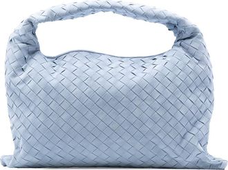 Bottega Veneta Pre-owned Bottega Veneta Small Suede Intrecciato Hop Hobo R00500940P