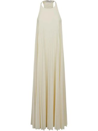 Sportmax Abito plissettato con scollo allamericana - Toni neutri