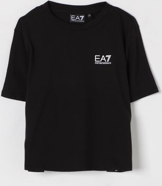 Emporio Armani T-shirt in cotone con logo EA7