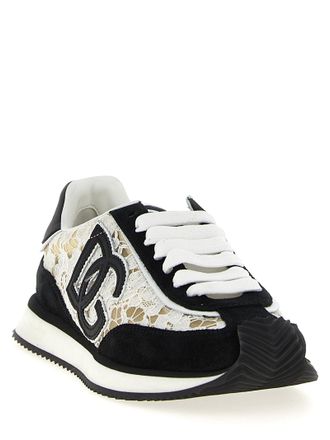 Dolce & Gabbana Womens Bicolor Cotton Sneakers