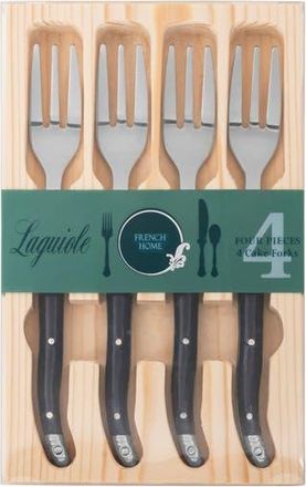 French Home Laguiole 4-Pack Cake Forks in Navy at Nordstrom Rack