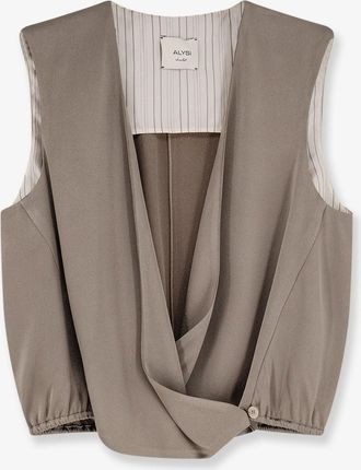 Alysi Top in satin - ALYSI - gender_Woman