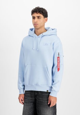 Alpha Industries Hoodie ALPHA INDUSTRIES Backprint Hoodie, Herren, Gr. 3XL, artic blau, Obermaterial: 80% Baumwolle, 20% Polyester, regular fit, Sweatshirts Hoodie