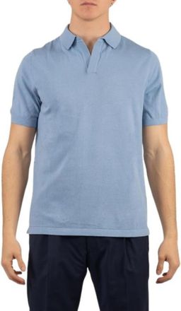 Saint Barth Polo - Heren - Polos - Blauw - XL - Katoen - Tops