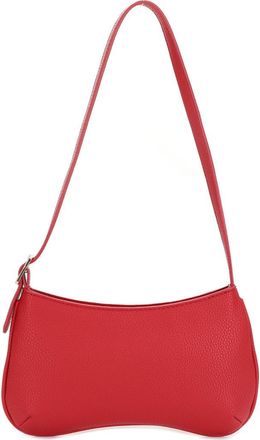 Mali + Lili Imani Recycled Vegan Leather Shoulder Bag in Red at Nordstrom